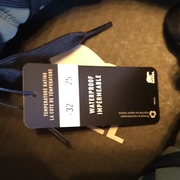 NIB Women's Sorel Whitney Short Lace Green boots size 6 - Picture 4 of 11